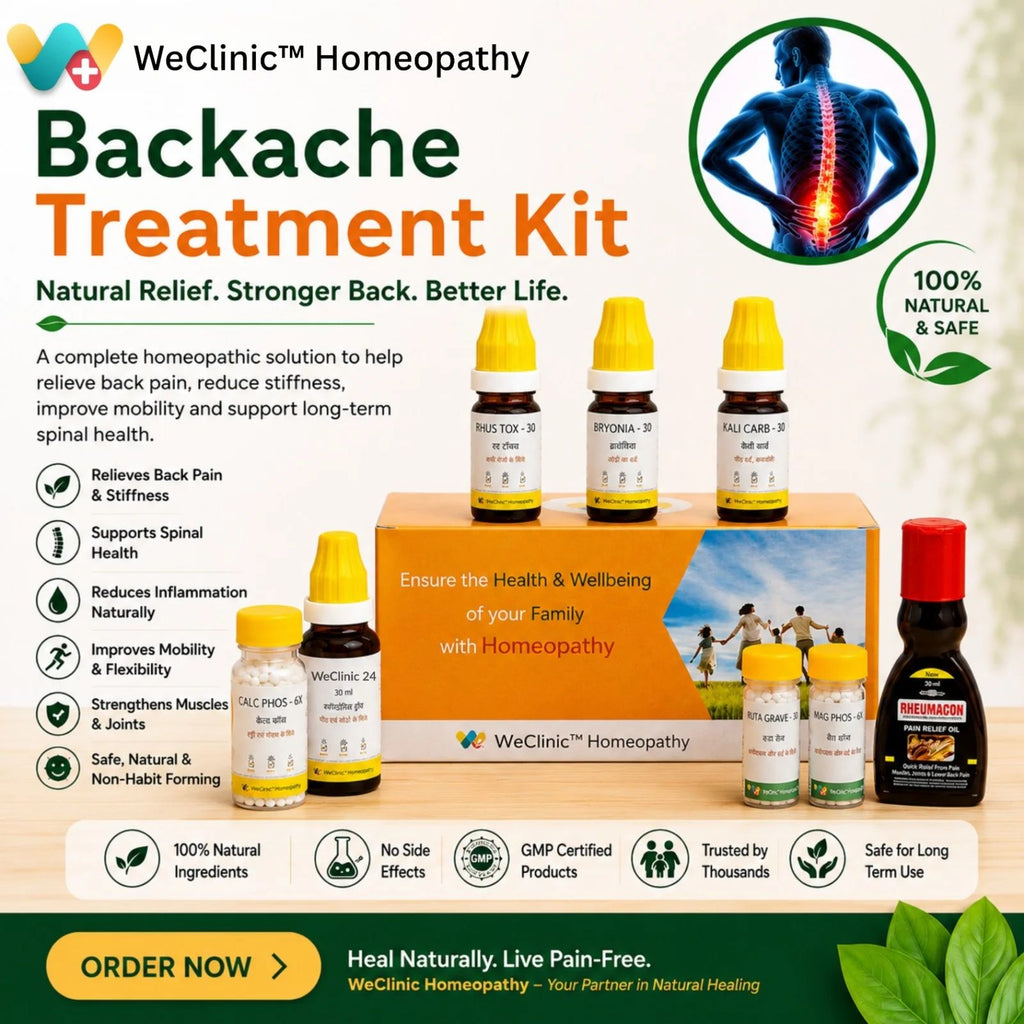 Backache Treatment Kit By WeClinic Homeopathy