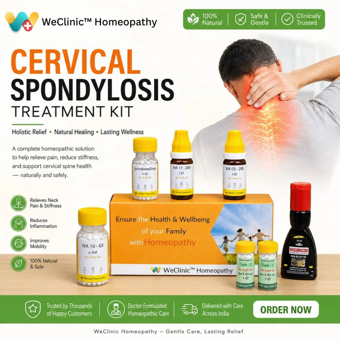 Cervical Spondylosis Treatment Kit By WeClinic Homeopathy