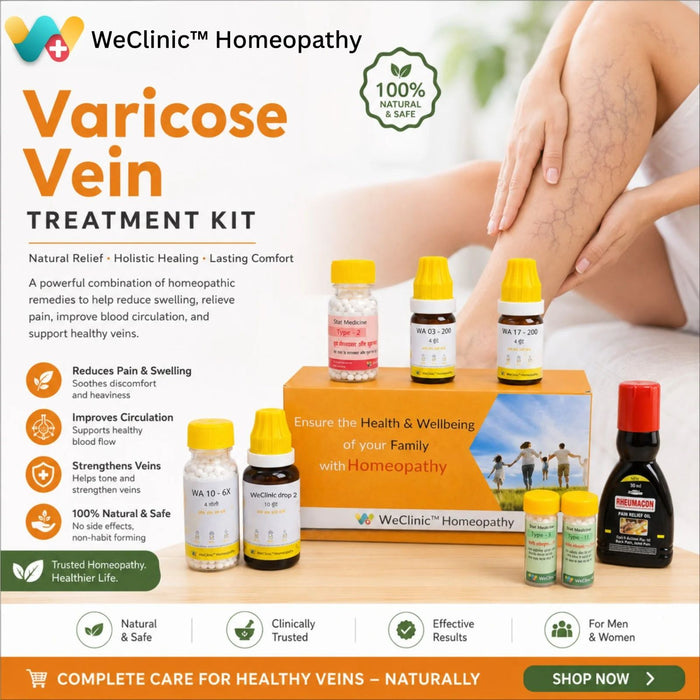 Varicose vein Treatment Kit By WeClinic Homeopathy
