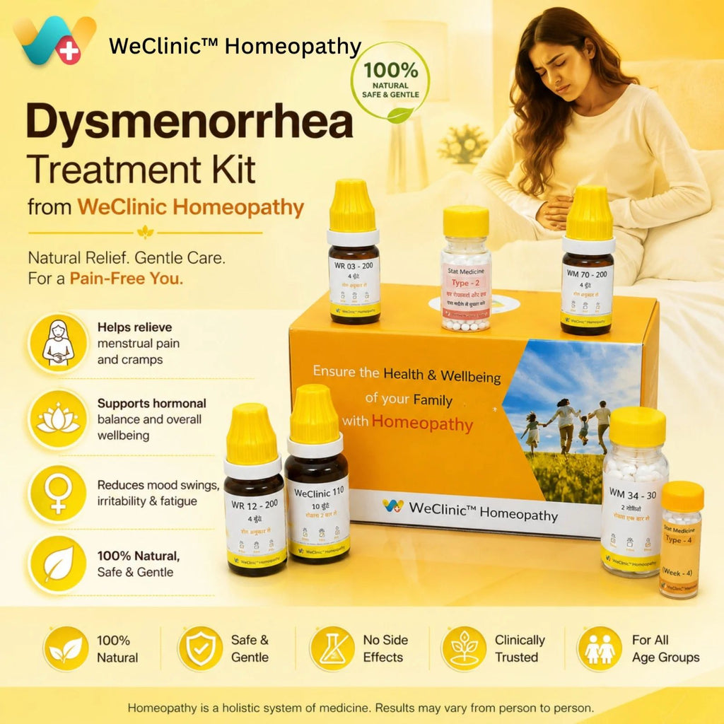 Dysmenorrhea (Painful menses) Treatment Kit By WeClinic Homeopathy