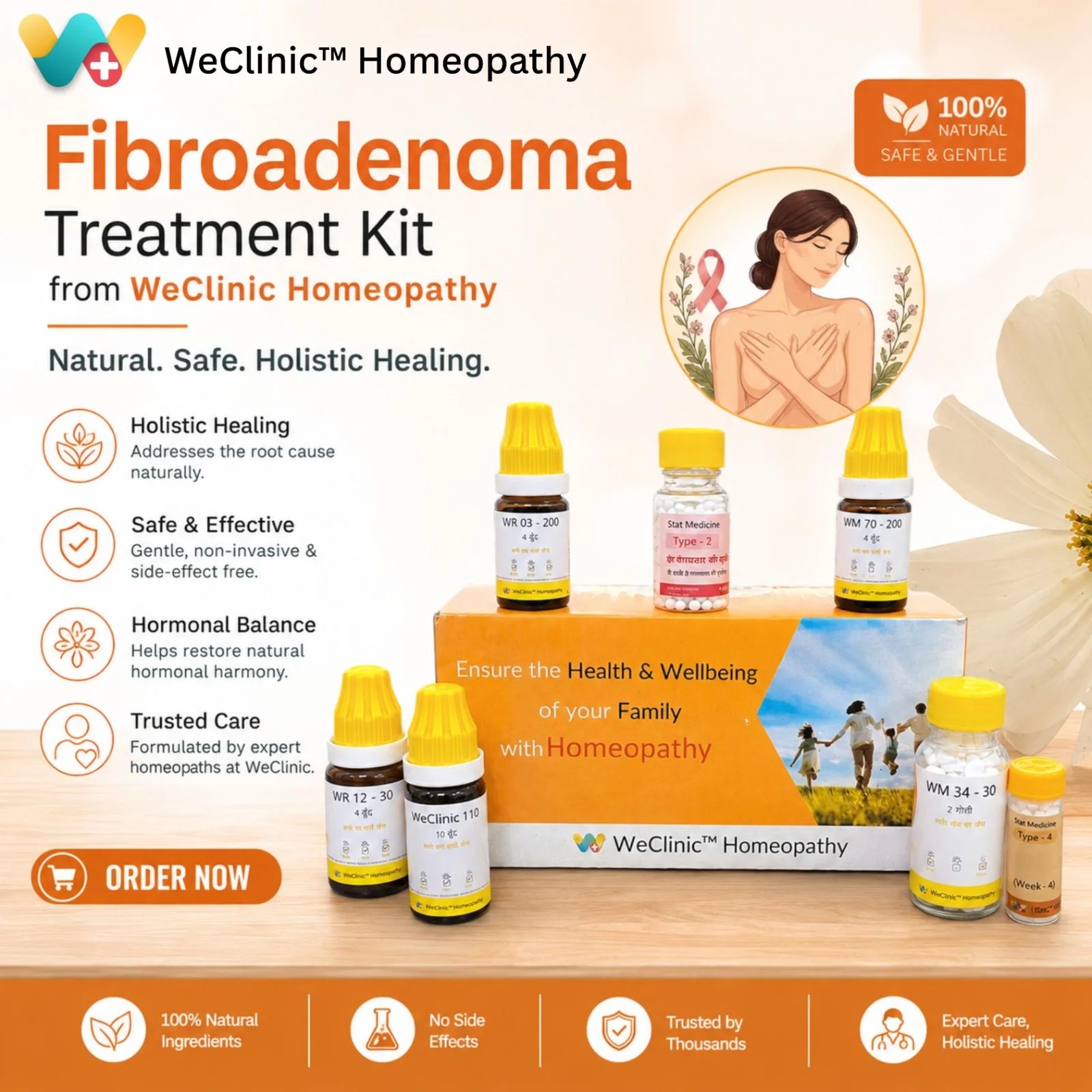 Fibroadenoma Treatment Kit By WeClinic Homeopathy