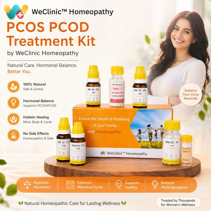 PCOS PCOD Treatment Kit By WeClinic Homeopathy