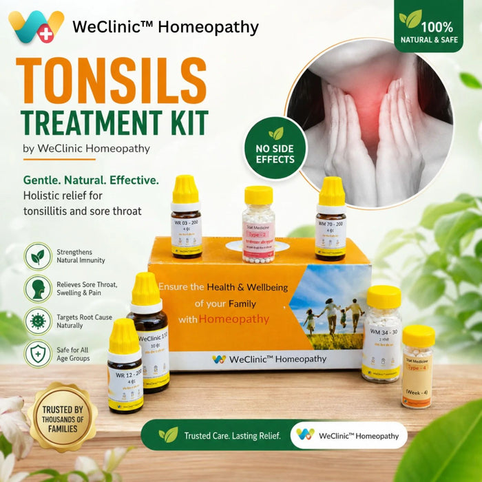 Tonsils Treatment Kit by WeClinic Homeopathy