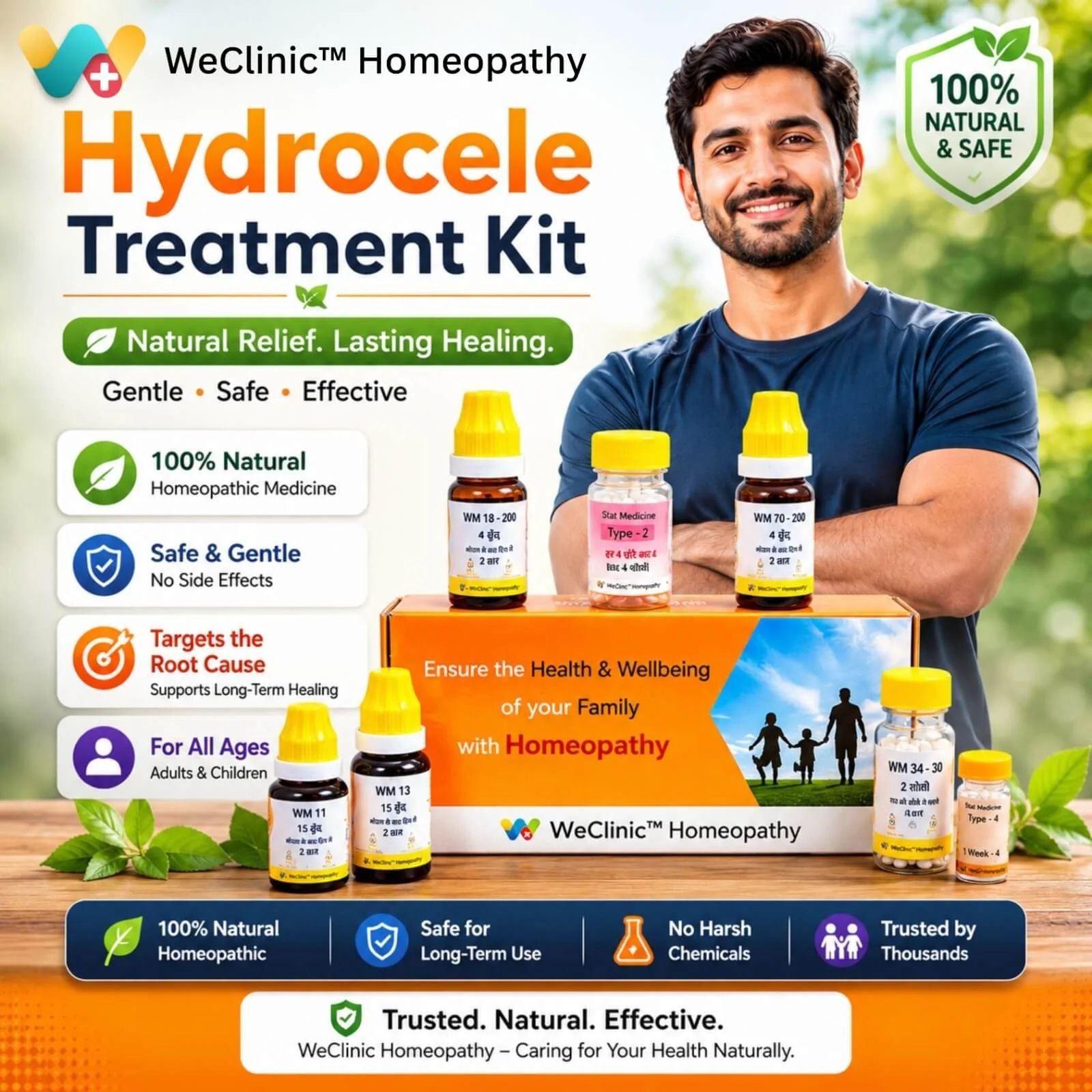 Hydrocele Treatment Kit by WeClinic Homeopathy