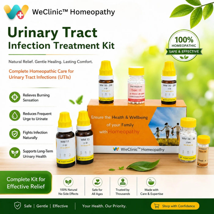 UTI (Urinary Tract Infection) Treatment Kit by WeClinic Homeopathy