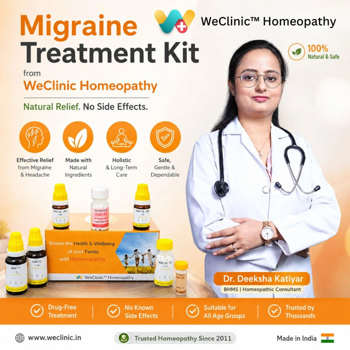 Migraine Treatment Kit by WeClinic Homeopathy