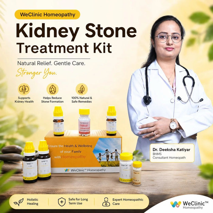 Kidney Stones Treatment Kit by WeClinic Homeopathy