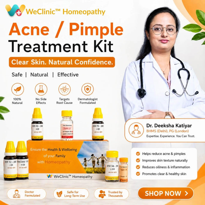 Acne / Pimple Treatment Kit by WeClinic Homeopathy
