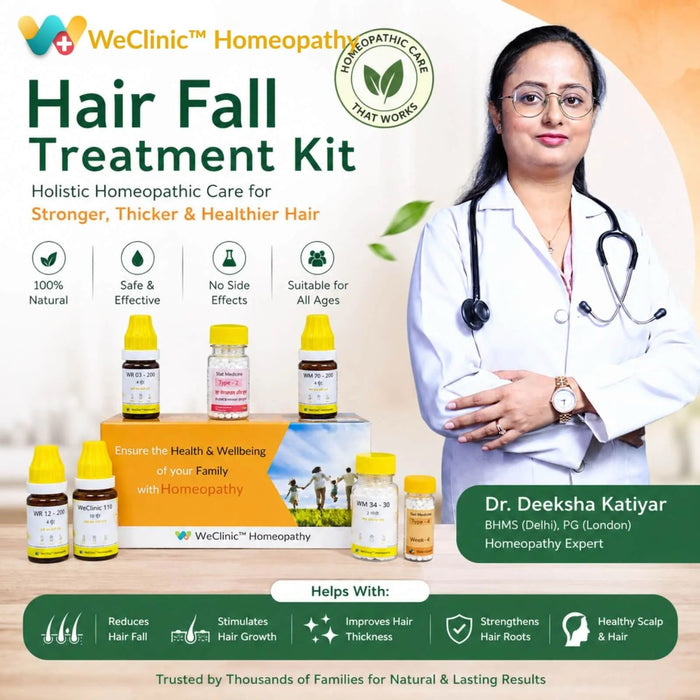 Hair Fall Treatment Kit by WeClinic Homeopathy
