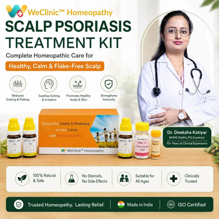 Scalp Psoriasis Treatment Kit by WeClinic Homeopathy