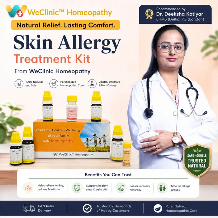 Skin Allergy Treatment Kit by WeClinic Homeopathy