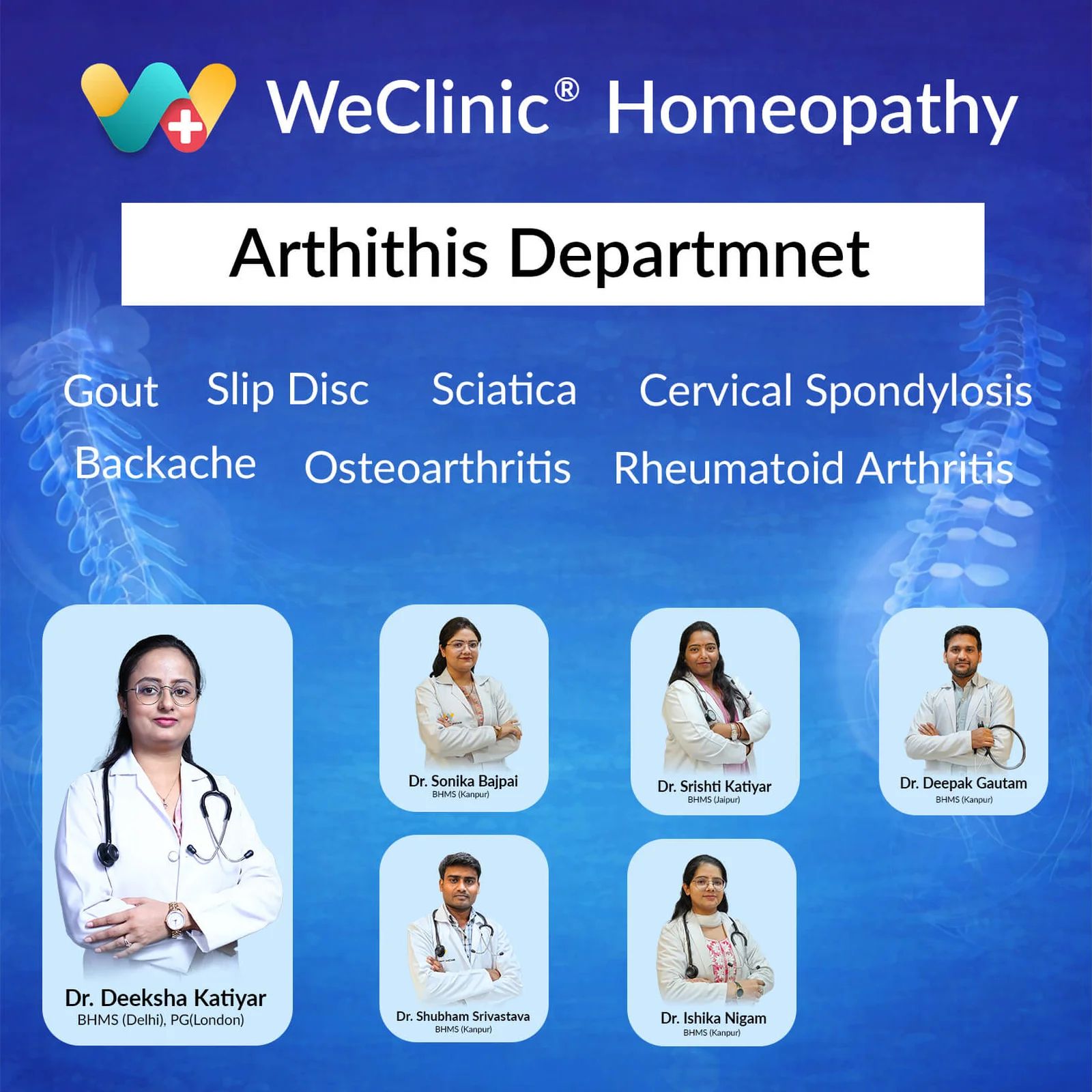 Backache Treatment Kit By WeClinic Homeopathy